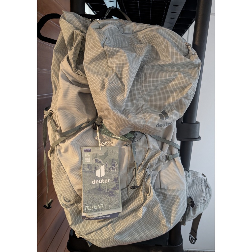 Deuter Aircontact Ultra 50+5 Trekking Backpack Tin-Shale 3380324-4419-0 NWT